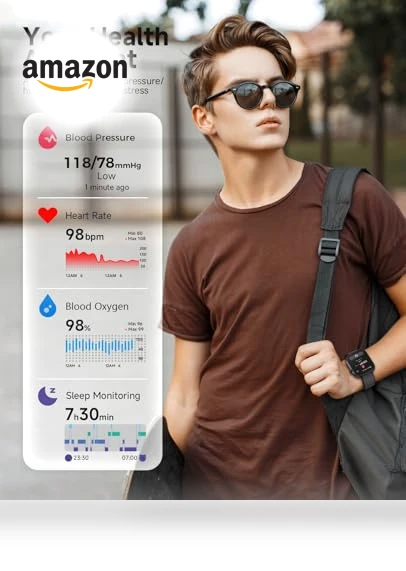 Smart Watch with Health Monitoring — Smartwatches, SOUYIE