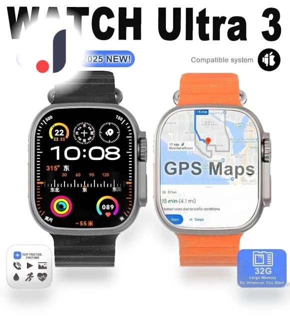 Ultra 3 Pro Smartwatch — Smartwatches, Zodvboz