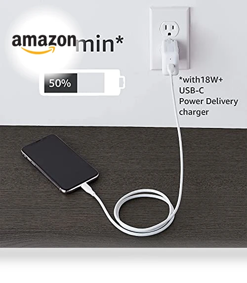 USB-2.0 Type C to Lightning Cable — Lightning, Amazon