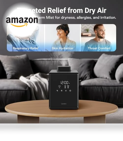 Warm Mist Humidifier — Air Moisturizers, Livatro