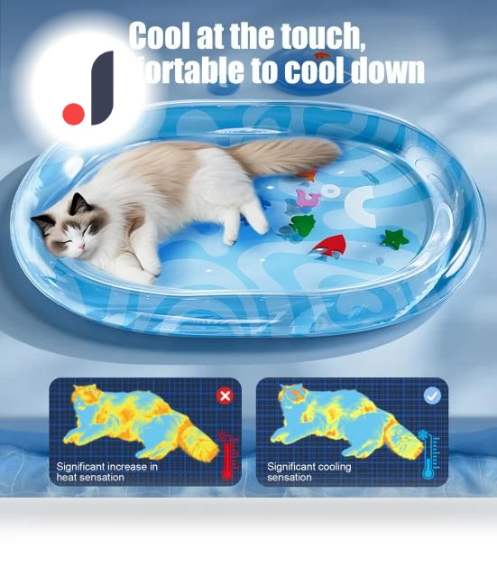 Water Cooling Pet Mat with Floating Fish — Mats, The Secret Life of Pet