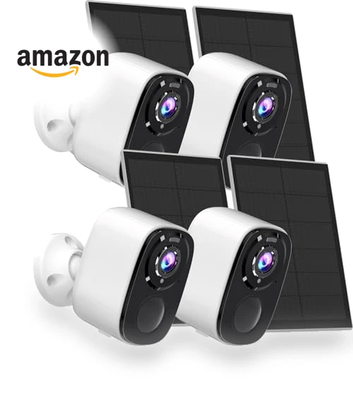 Wireless Outdoor Security Camera with Solar Panel — Security Cameras, Rraycom
