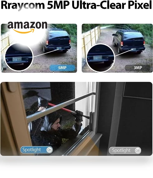 Wireless Outdoor Security Camera with Solar Panel — Security Cameras, Rraycom