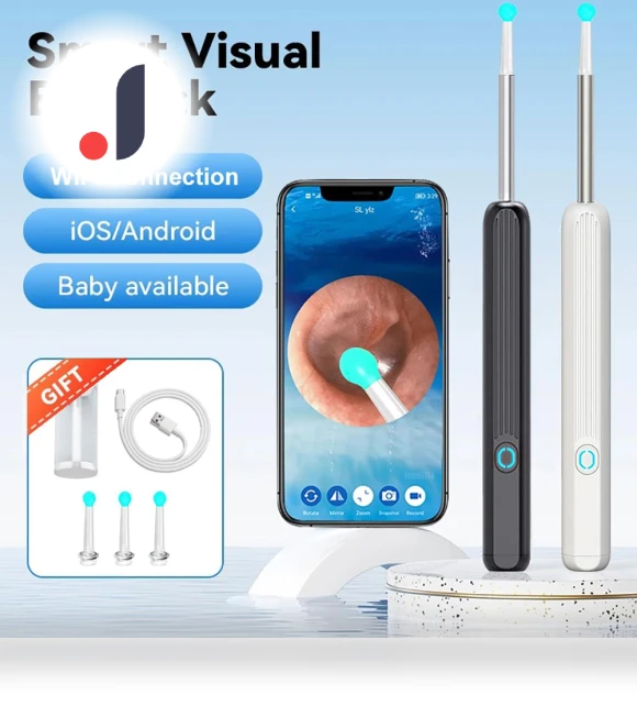 Wireless Smart Visual Ear Cleaner — Syringes, JMS tops