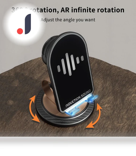 3-in-1 Phone Stand with Hi-Fi Stereo Bluetooth Speaker — Stands, Straw Hats