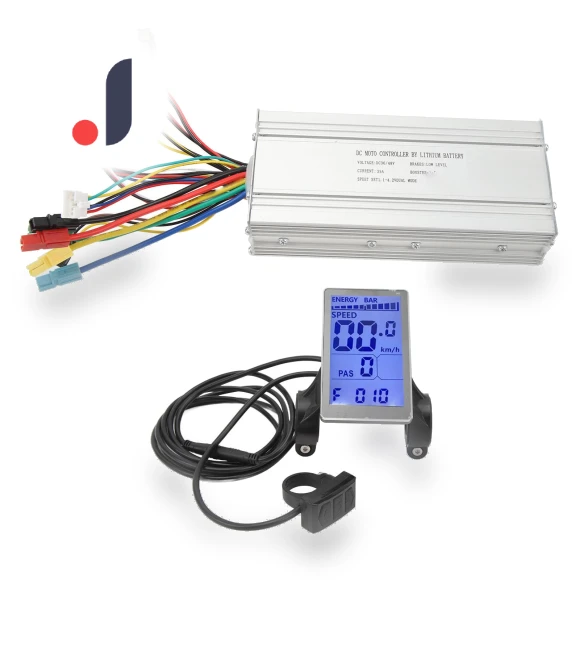 35A DC 36V 48V E-Bike Controller with LCD Display — Brake Controls, 3CZY