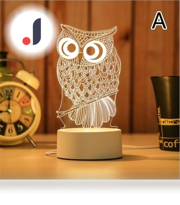 3D Visual LED Night Light — Creative Lighting Solutions, lansoon trade