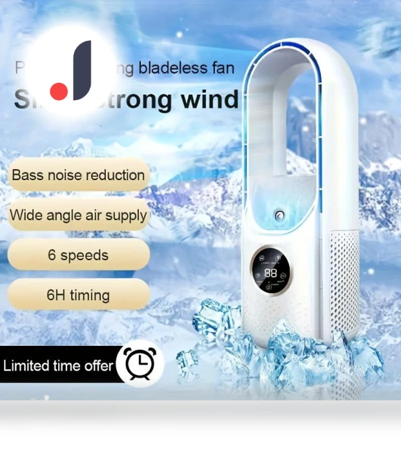 Bladeless Fan with Mist Spray — Portable USB Fans, Darling Home