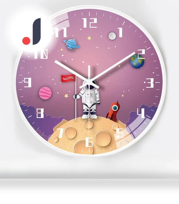 Creative Space Automatic Radio Clock with Timer — Clocks, Window glass film