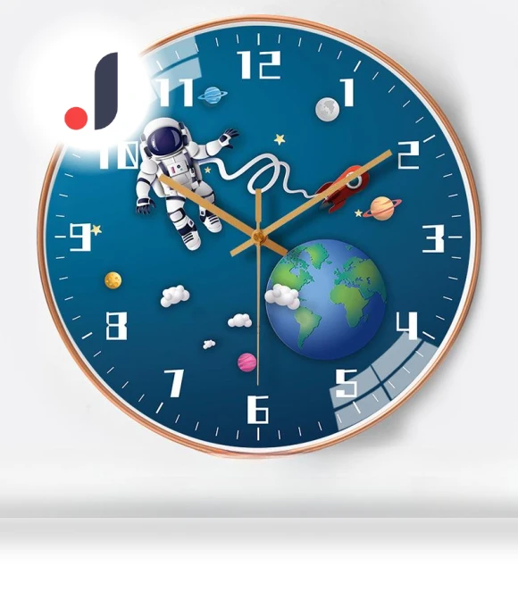 Creative Space Automatic Radio Wall Clock with Timer — Clocks, Window glass film