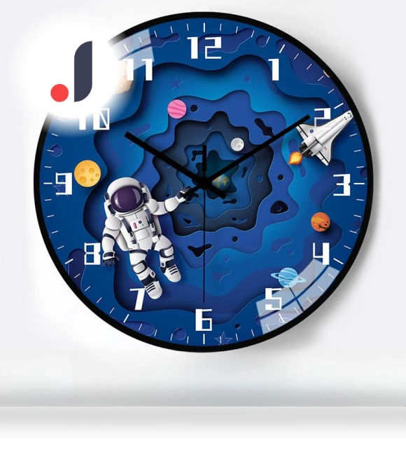 Creative Space Automatic Radio Wall Clock with Timer — Clocks, Window glass film