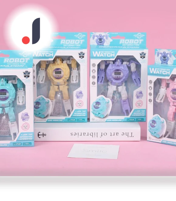 Creative Transforming Watch & Robot Toy — Educational Timepieces, Super Go