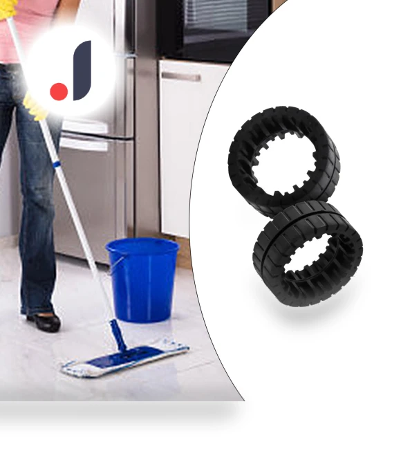 Durable Non-Slip Replacement Wheel Tires — Accessories, Three Body