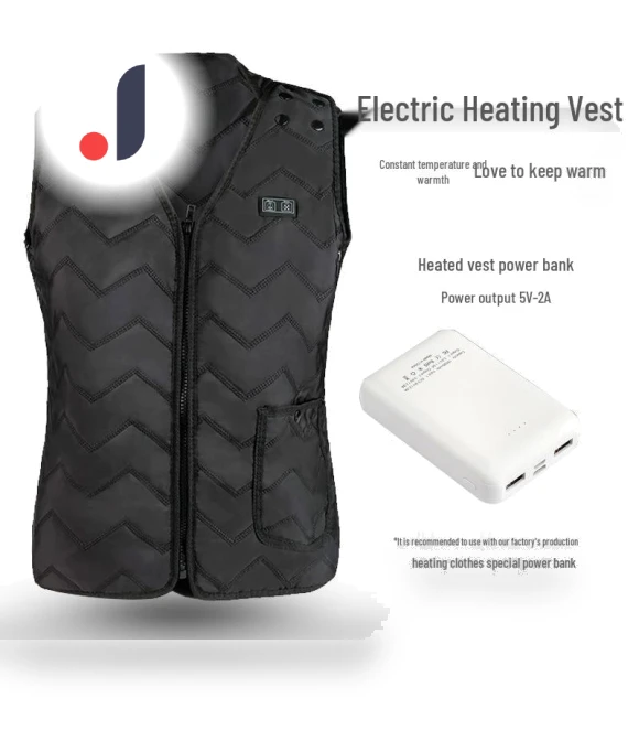 Heated Vest with Smart Rechargeable Electric Shoulder Pad — Vests, BigSopping