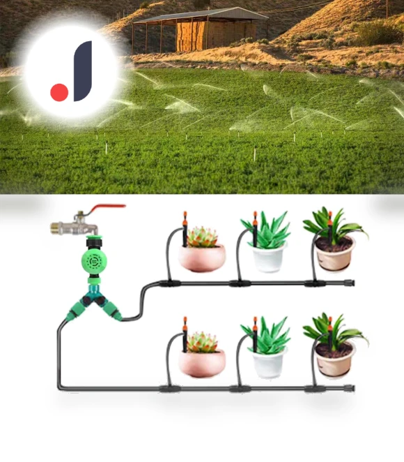 Mechanical Watering Timer — Automatic Irrigation, Three Body