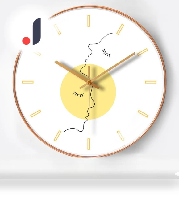 Personalized Radio Wave Synchronized Wall Clock — Clocks, Window glass film
