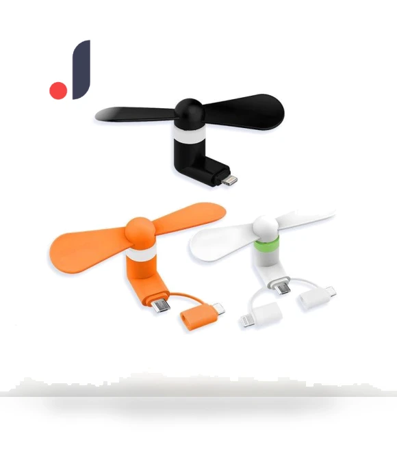 Portable Rechargeable Mini Fan 3-in-1 — Stroller Fans, AI Market