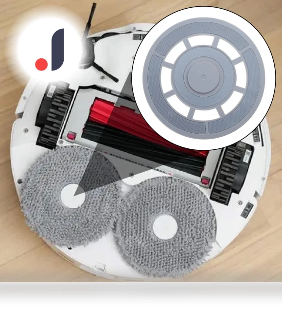 Self-Cleaning Robot Vacuum Mop Bracket Holder — Smart Cleaning Robots, Three Body