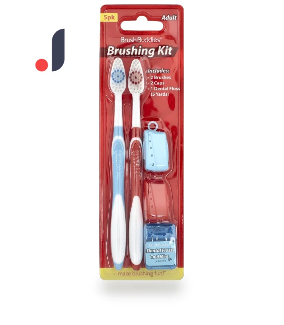 Smart Care Toothbrush Set — Dental Hygiene Essentials, Brush Buddies