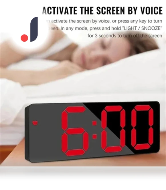 Smart Digital Alarm Clock with Temperature Display — Alarms & Clocks, rebuy