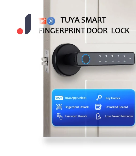 Smart Fingerprint Door Lock — Smart Home Security, Crown Global