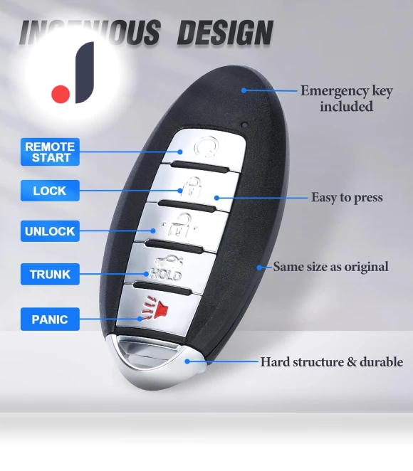 Smart Remote Control Keyless Entry Key Fob — Keyless Entry