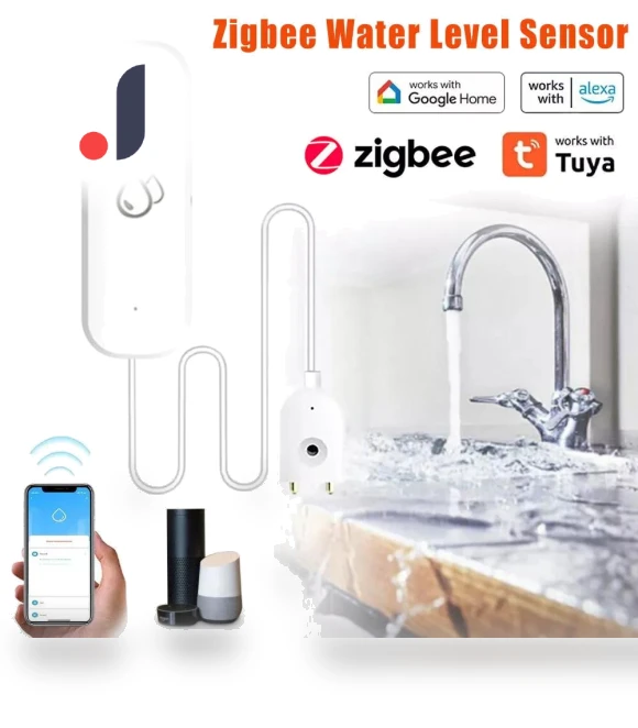 Smart Water Leak Sensor — Water Leak Detection Systems, Tuya