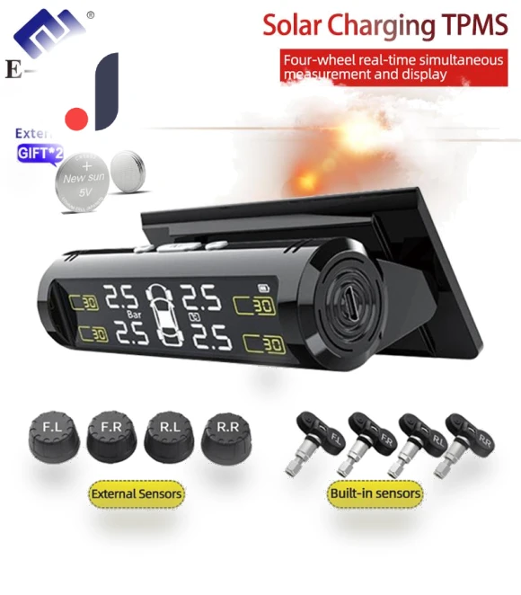 Solar-Powered Tire Pressure Monitoring System — TPMS Sensor Replacements, E-ACE