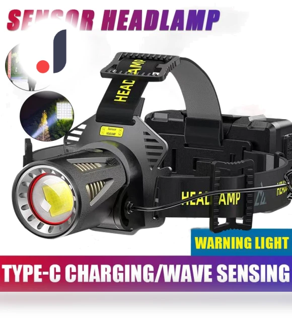 Super Bright LED Headlamp with Signal Light — Flashlights, YWZT Outdoor LED Light