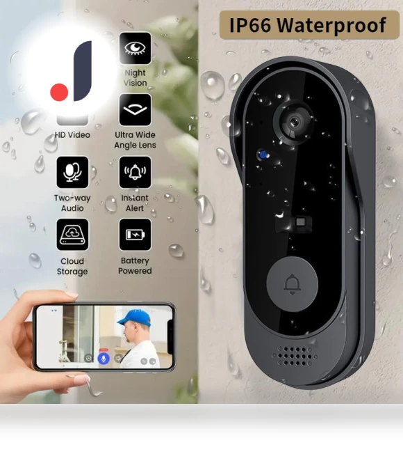Waterproof Smart Doorbell — Smart Home Security, Crown Global