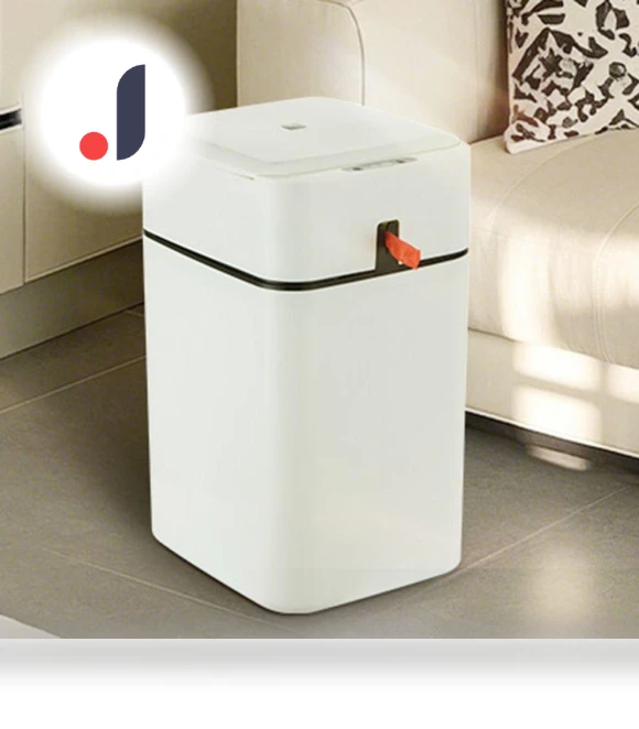 Waterproof Smart Trash Can — Kitchen Cans, Peanouw