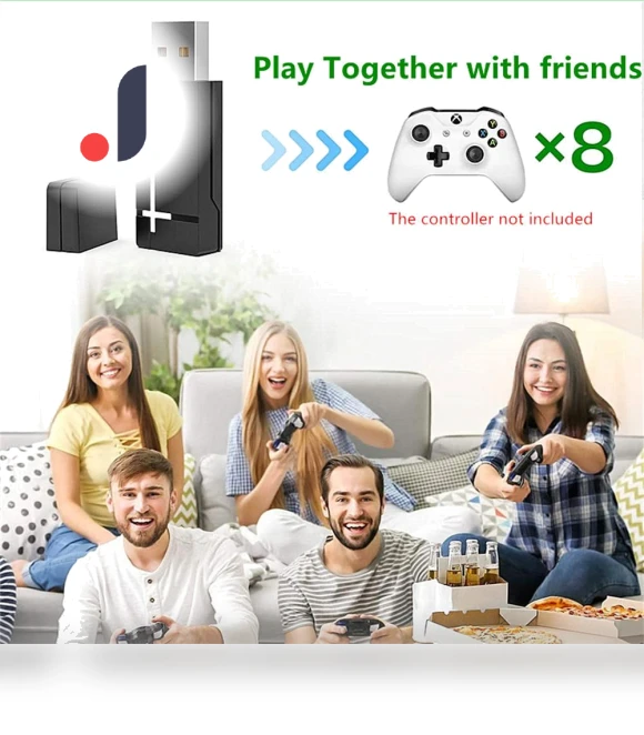 Wireless USB Adapter Receiver for XBOX One Controller — Gaming Connectivity, happybuySE