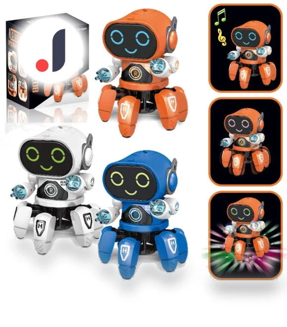 Dancing Robot Octopus with Music and LED Lights — Melody Makers, Yiran bag