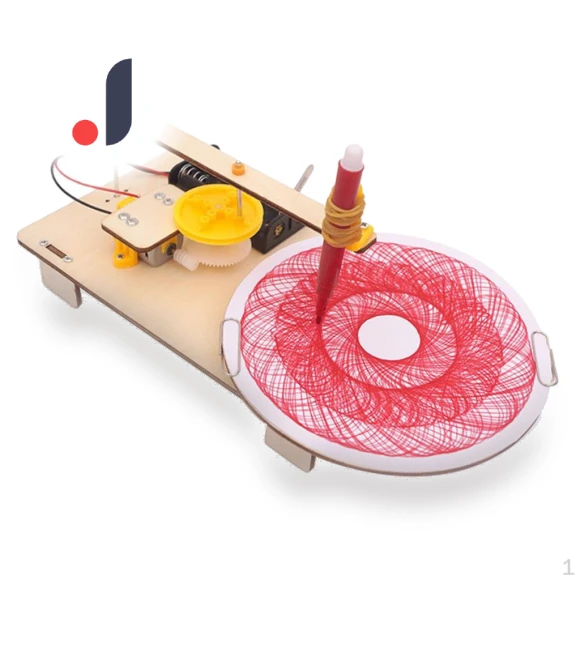 Educational Science Kit Electric Drawing Robot Model — Construction Kits, baby and kids