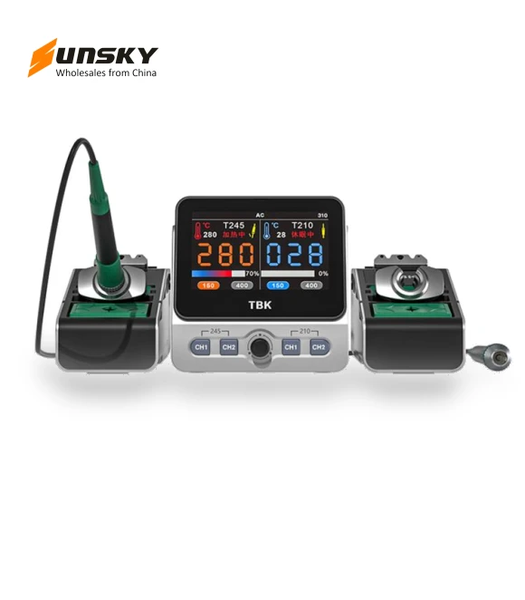 Intelligent Double-station Soldering Station — Stations, TBK