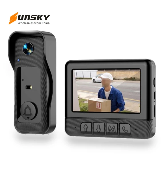 Intelligent Infrared Night Vision Wireless Video Doorbell — Smart Home Security, X6 Home