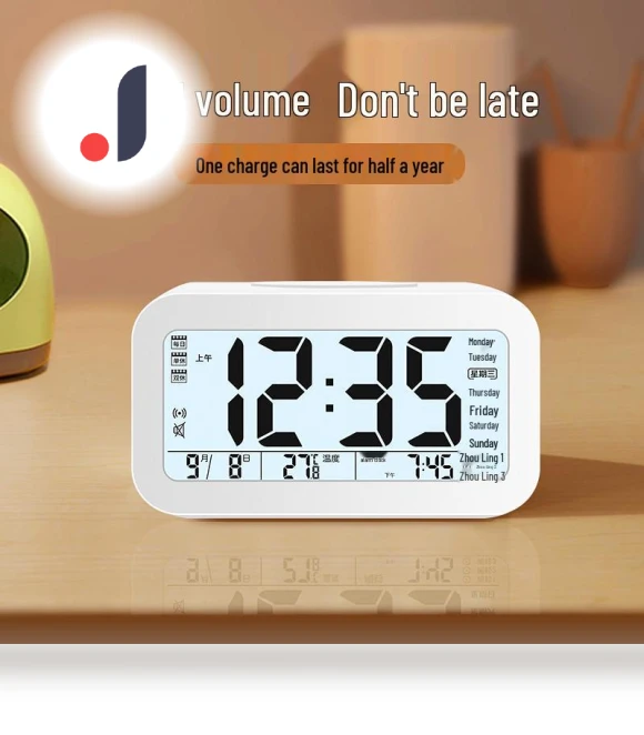 Luminous Silent Smart Alarm Clock — Alarms & Clocks, Deals Supermarket