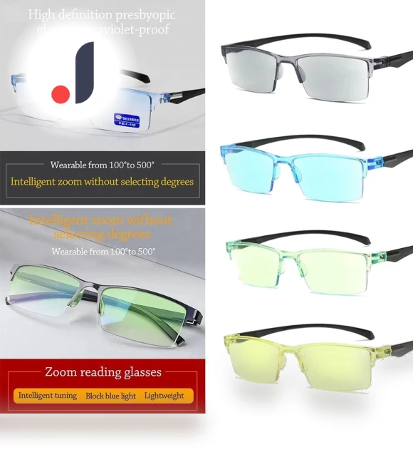 Reading Glasses with Autofocus and Blue Light Protection — Smart Glasses, guxuDZ