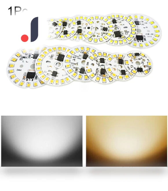 Round Driver Smart IC AC220V 2835 SMD Light Board Lamp LED Chip 3W — LED, haMingzhan