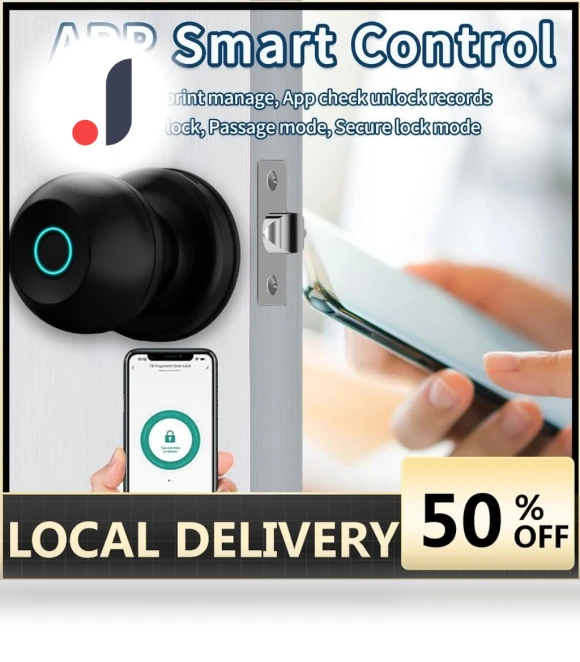 Smart Door Lock with Fingerprint — Locks, The Romantics
