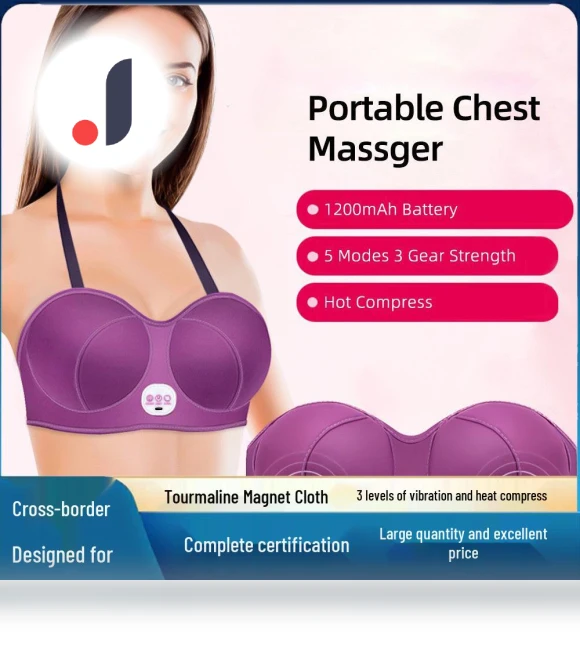 Smart Electric Breast Massager — Magnetic Therapy, Deals Supermarket