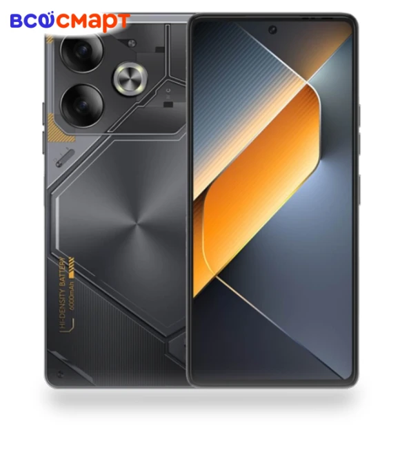 Smartphone with AMOLED Display and High-End Camera — Mobiles, Tecno