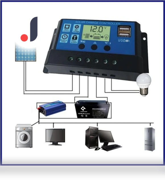 Solar Charge Controller with USB Ports — Chargers, Kayusha