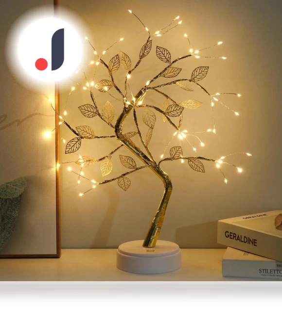 Touch Switch Artificial Copper Wire Bonsai Tree Light — Trees, Tonghong