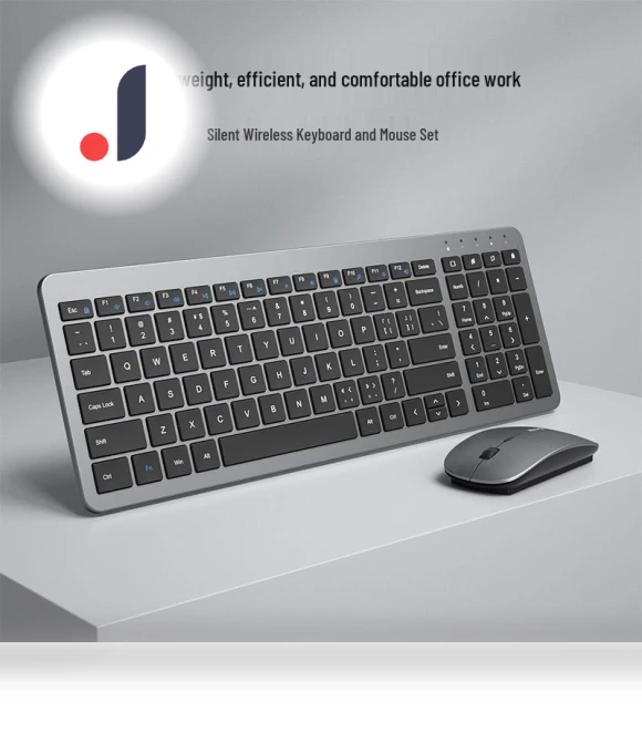 Ultra Thin Silent Wireless Keyboard and Mouse Combo — Keyboard and Mouse Sets, ElectroCN