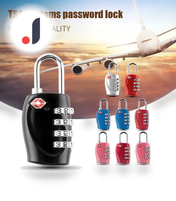 4-Digit TSA Approved Combination Lock — Luggage Locks, jinshengMC