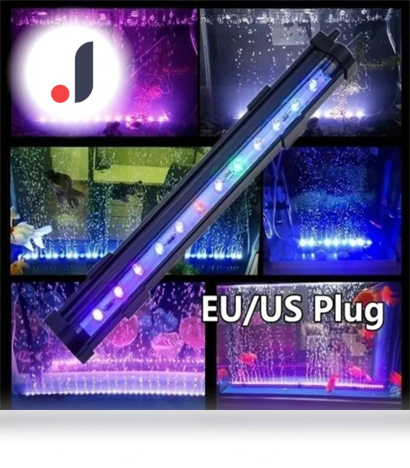 Aquarium Aerator with Colorful LED Lighting — Lights, SHfushengxiang