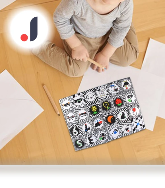 Black and White Sensory Learning Cards — Infant & Early Childhood Playthings, Sewing