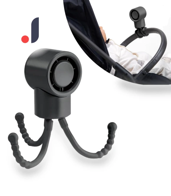 Compact Fan with 3 Speeds — Portable Cooling Solutions, SAMURAI STYLE