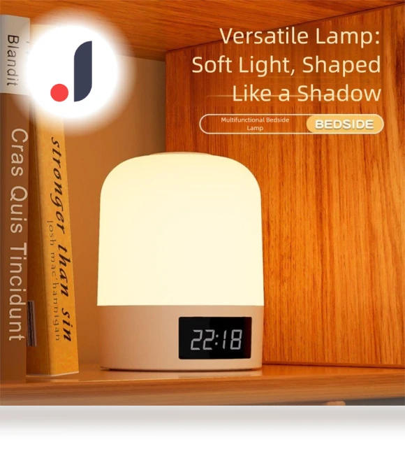 Digital Clock with Touch Night Light — Night Lights, Zhonghefu